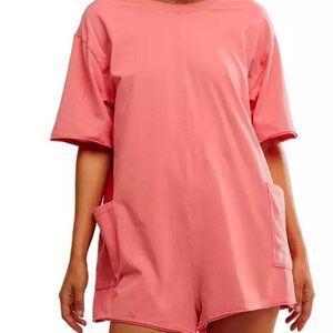 Free People Tee Romper